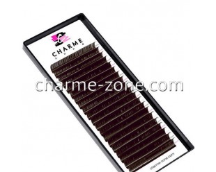 MIX коричневых ресниц Charme Zone Econom от 7 до 13 мм